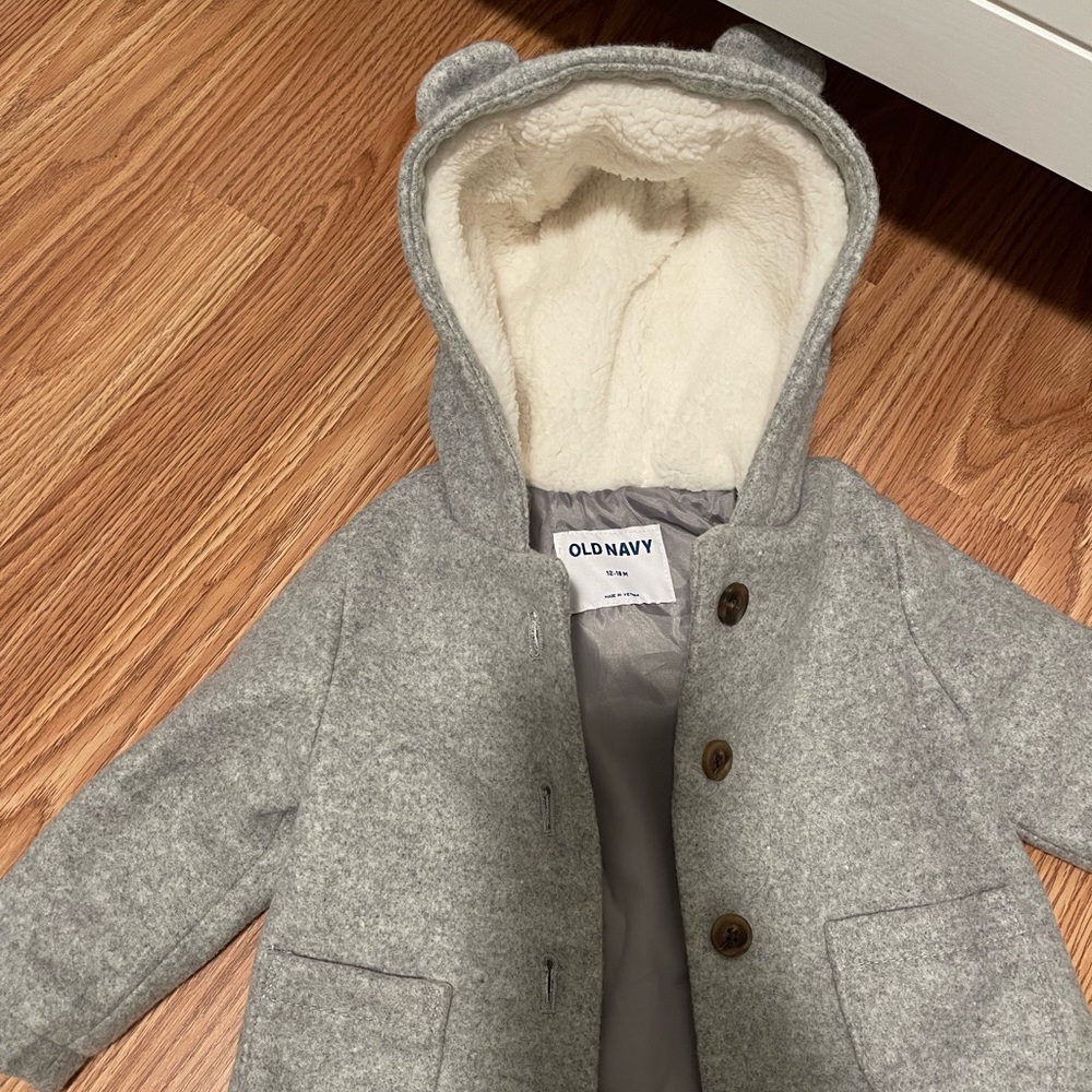 Old navy baby girls wool pea coat